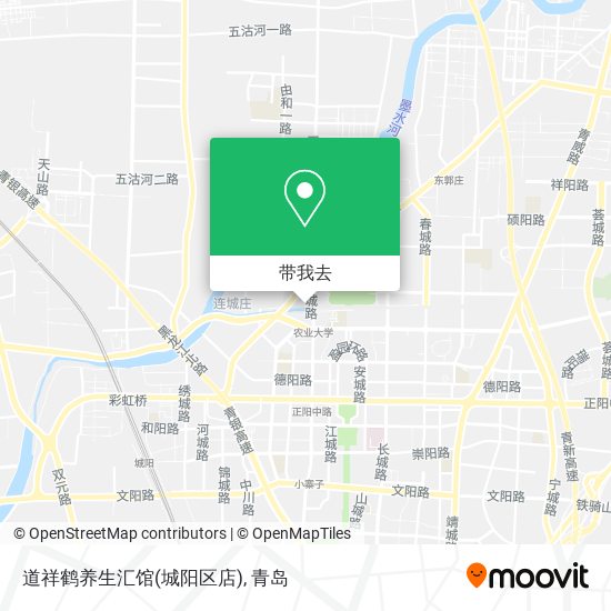 道祥鹤养生汇馆(城阳区店)地图