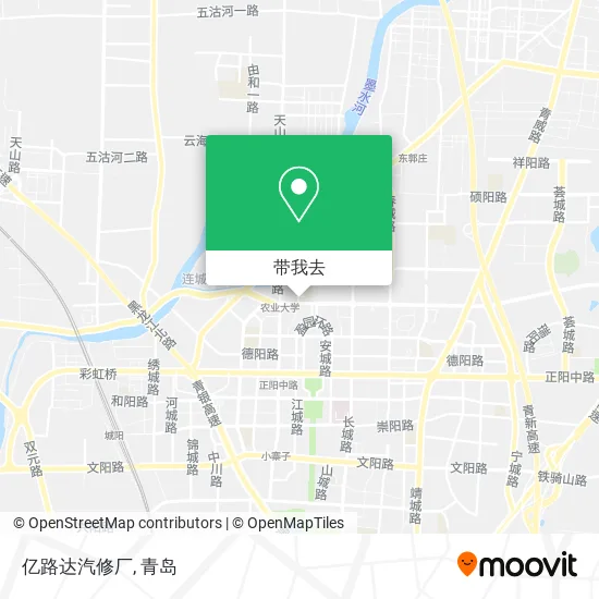 亿路达汽修厂地图