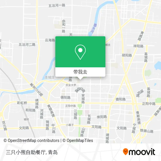 三只小熊自助餐厅地图