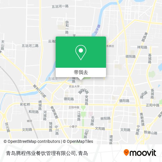 青岛腾程伟业餐饮管理有限公司地图