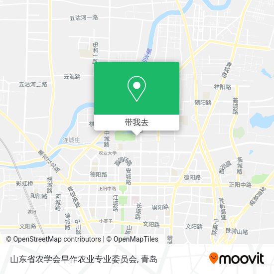 山东省农学会旱作农业专业委员会地图