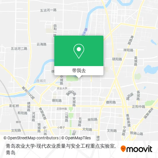 青岛农业大学-现代农业质量与安全工程重点实验室地图