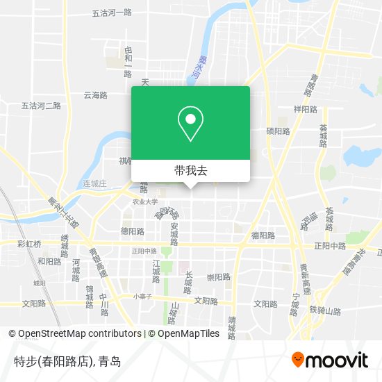 特步(春阳路店)地图