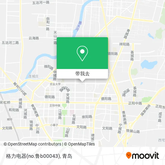 格力电器(no.鲁b00043)地图