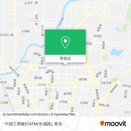 中国工商银行ATM(长城路)地图