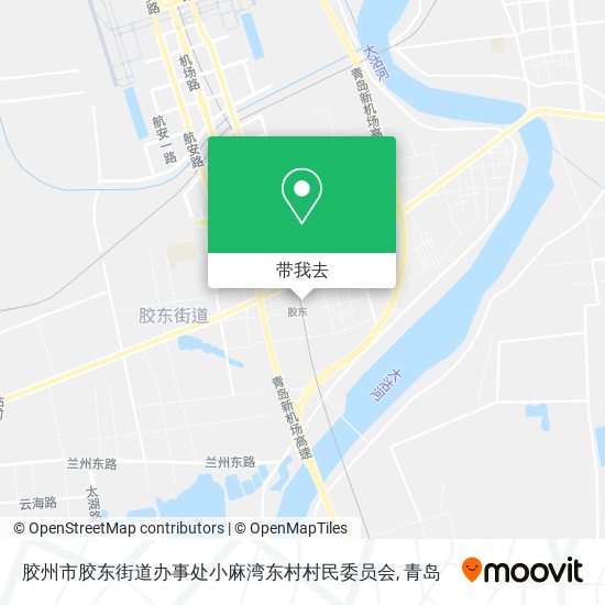 胶州市胶东街道办事处小麻湾东村村民委员会地图