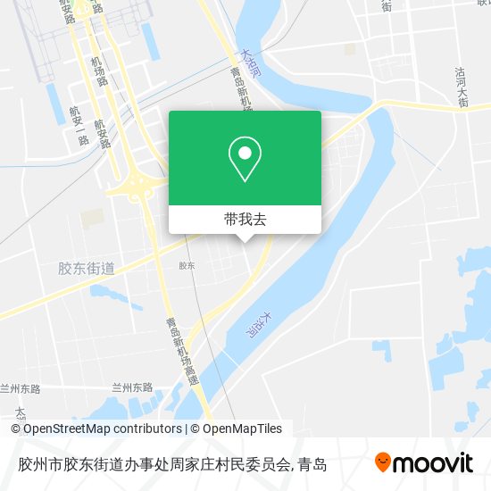 胶州市胶东街道办事处周家庄村民委员会地图