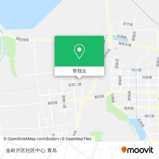 金岭片区社区中心地图