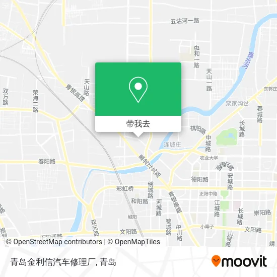 青岛金利信汽车修理厂地图