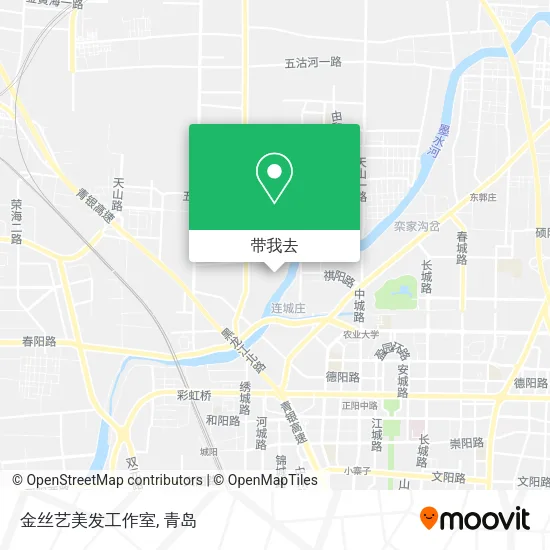 金丝艺美发工作室地图