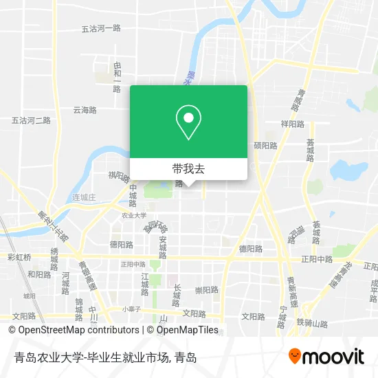 青岛农业大学-毕业生就业市场地图