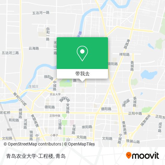 青岛农业大学-工程楼地图