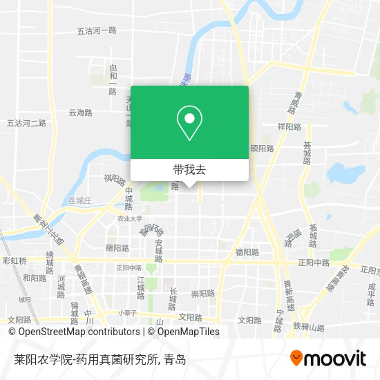 莱阳农学院-药用真菌研究所地图