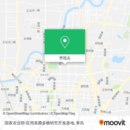 国家农业部-应用真菌多糖研究开发基地地图