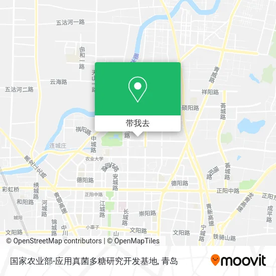 国家农业部-应用真菌多糖研究开发基地地图