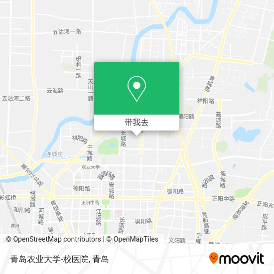 青岛农业大学-校医院地图
