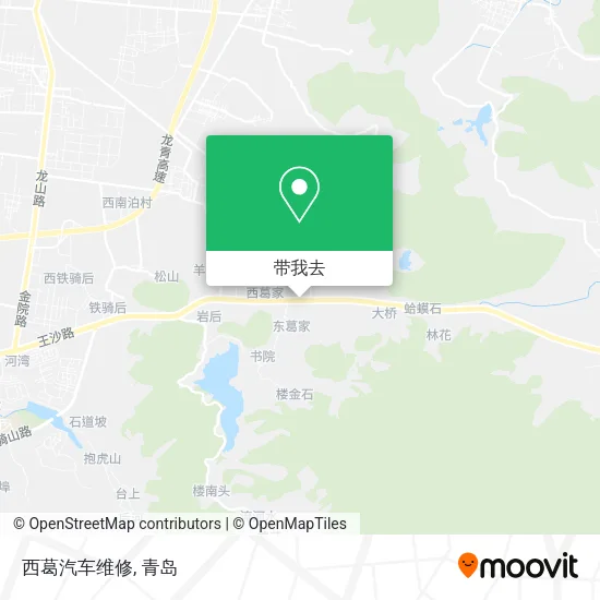 西葛汽车维修地图