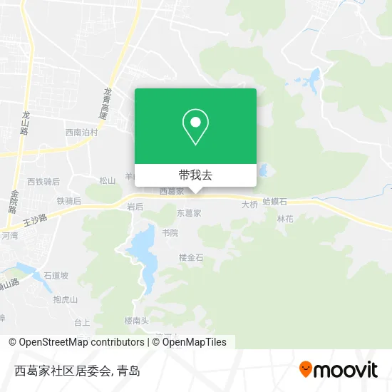 西葛家社区居委会地图