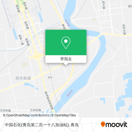中国石化(青岛第二百一十八加油站)地图