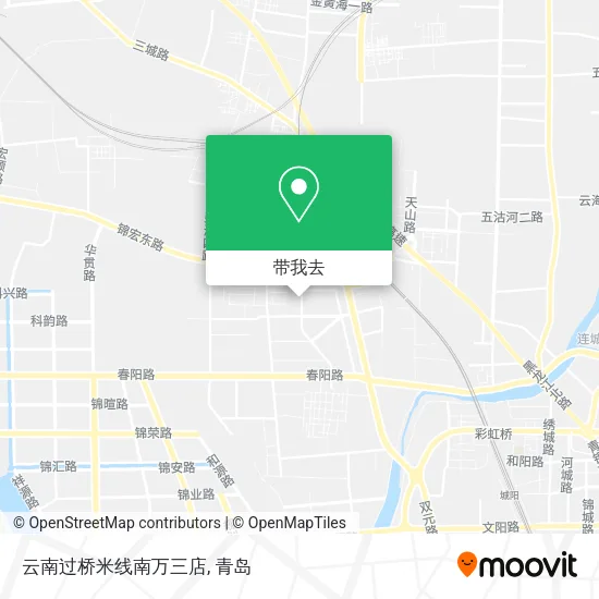 云南过桥米线南万三店地图
