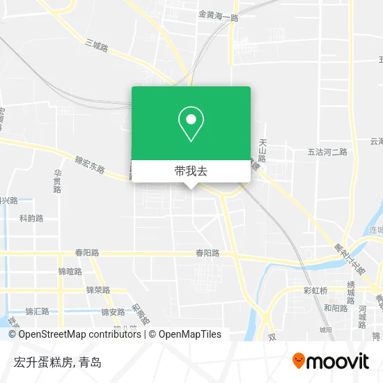 宏升蛋糕房地图