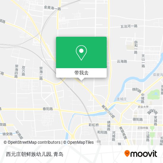西元庄朝鲜族幼儿园地图