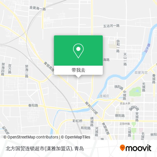 北方国贸连锁超市(潇雅加盟店)地图