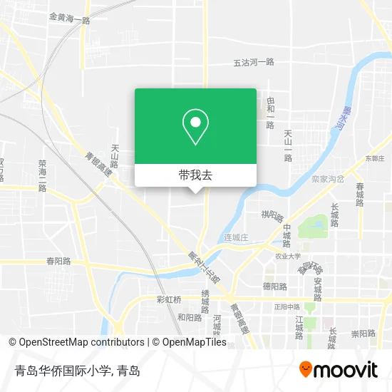 青岛华侨国际小学地图