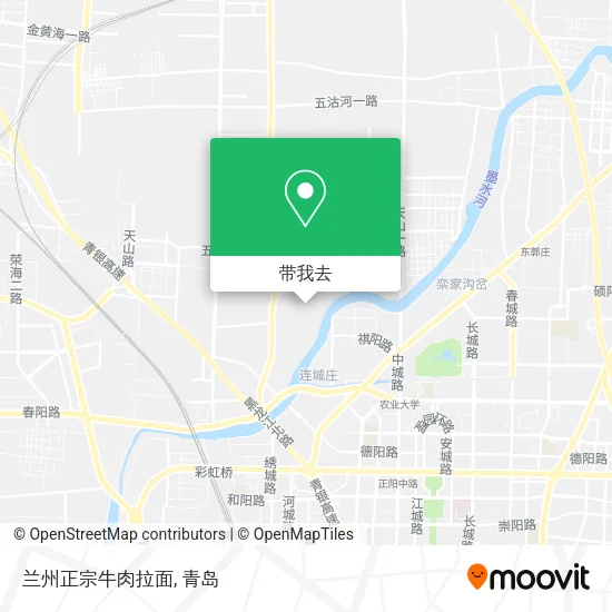 兰州正宗牛肉拉面地图