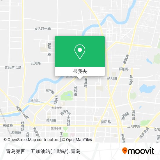 青岛第四十五加油站(自助站)地图