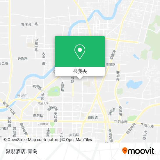 聚朋酒店地图