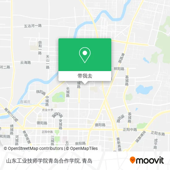 山东工业技师学院青岛合作学院地图