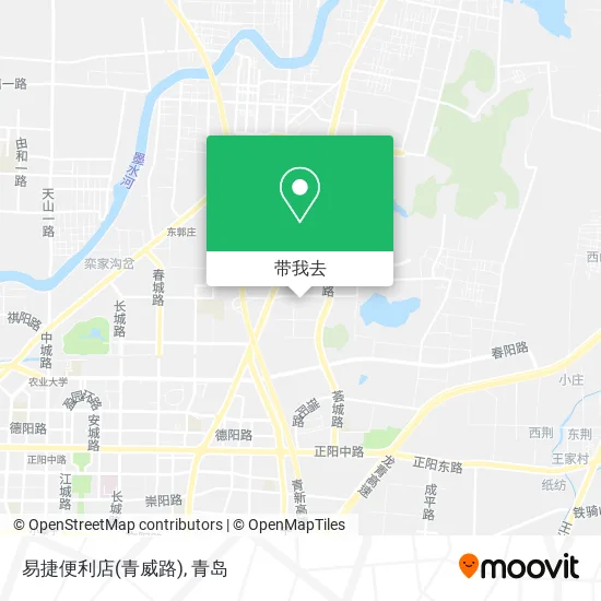 易捷便利店(青威路)地图