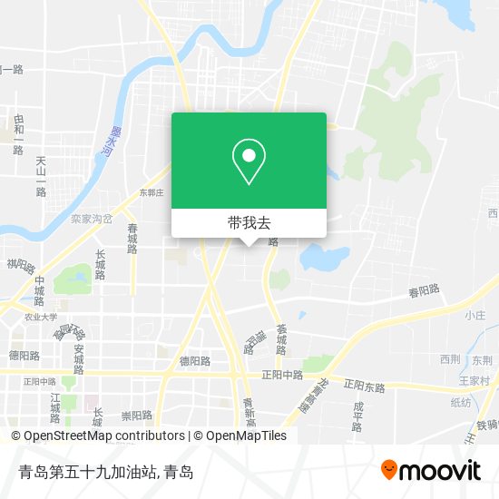 青岛第五十九加油站地图