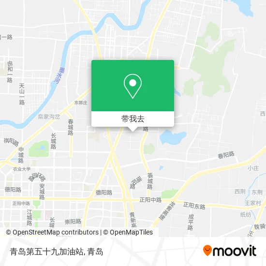 青岛第五十九加油站地图
