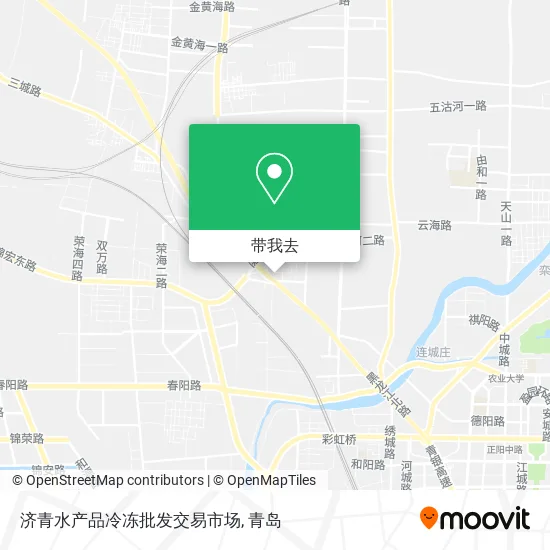 济青水产品冷冻批发交易市场地图