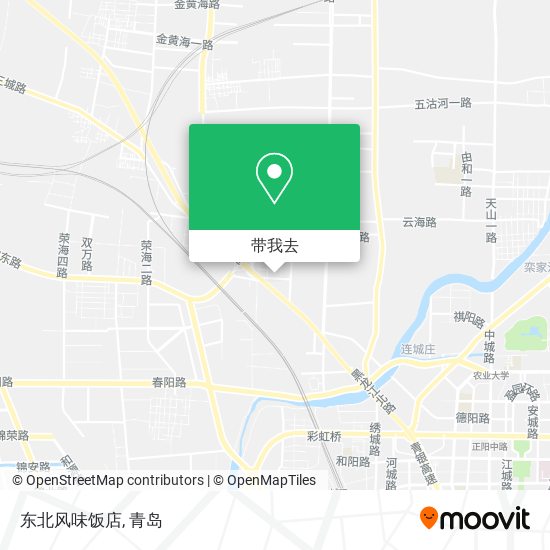 东北风味饭店地图