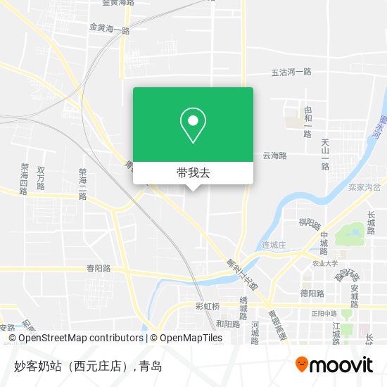 妙客奶站（西元庄店）地图