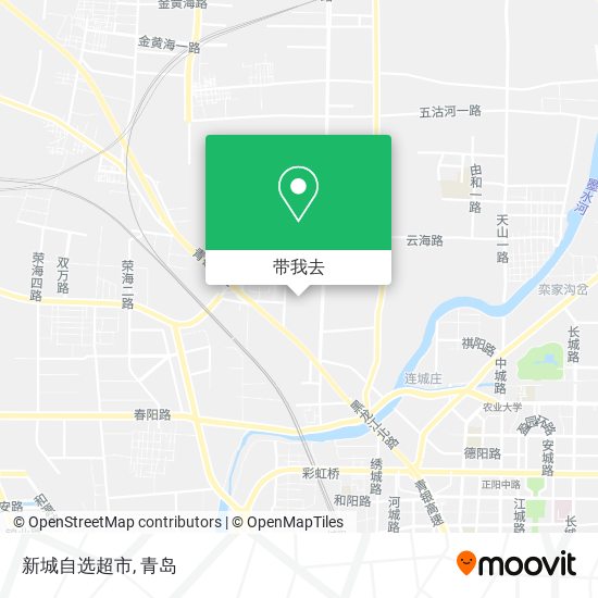 新城自选超市地图