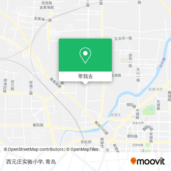 西元庄实验小学地图