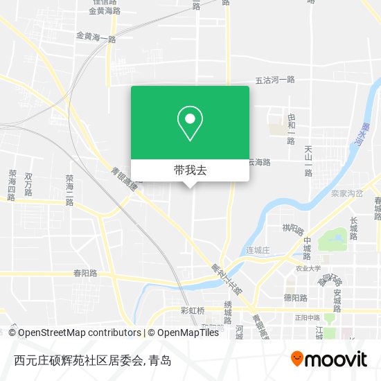 西元庄硕辉苑社区居委会地图
