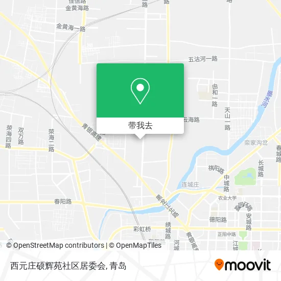 西元庄硕辉苑社区居委会地图