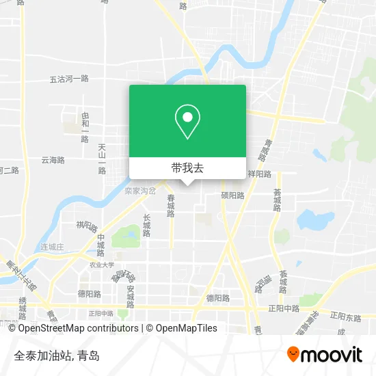 全泰加油站地图