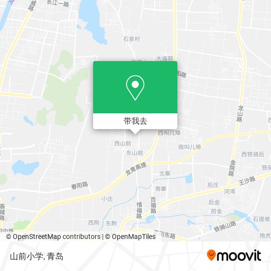 山前小学地图
