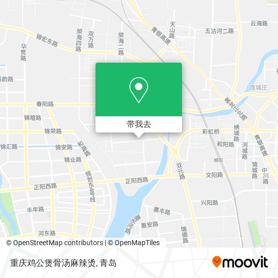 重庆鸡公煲骨汤麻辣烫地图