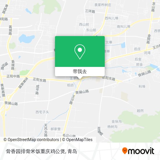 骨香园排骨米饭重庆鸡公煲地图