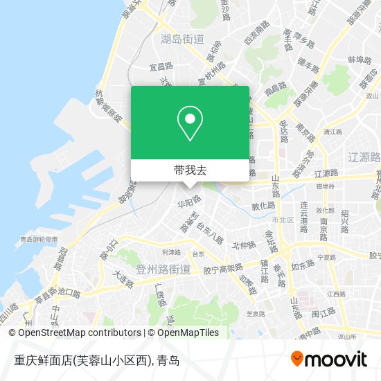 重庆鲜面店(芙蓉山小区西)地图