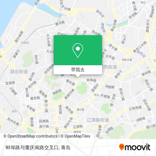 蚌埠路与重庆南路交叉口地图