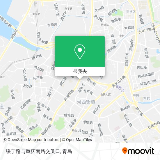 绥宁路与重庆南路交叉口地图
