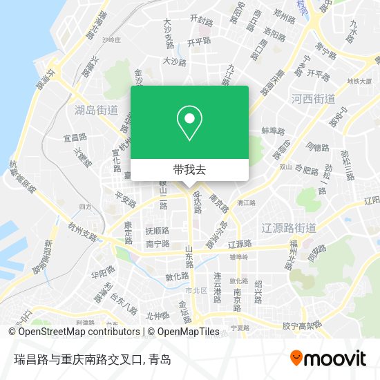 瑞昌路与重庆南路交叉口地图